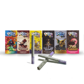 Delta 9 Distillate Infused 10 Pack Slim Pre Rolls | Drizzle Factory