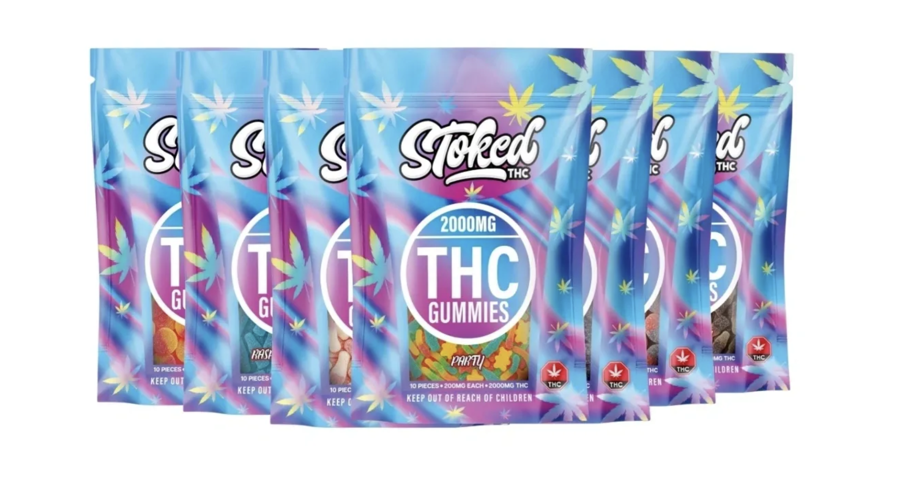 Stoked 2000mg THC Gummies