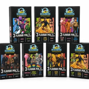 Heisenberg Extractions 6G 3 flavours Vape Pen (THC distillate)