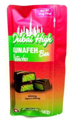 Dubai High - Kunafeh THC infused chocolate Bar